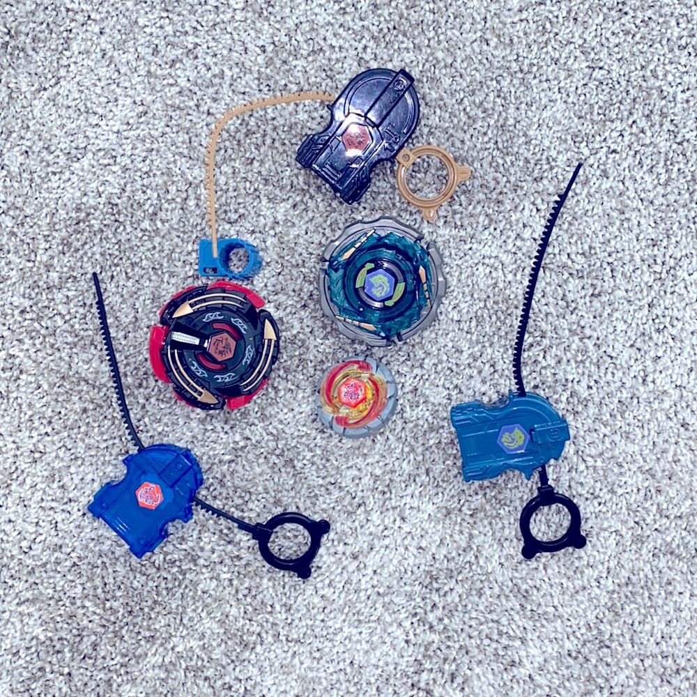 Beyblade Metal Masters with launchers and key